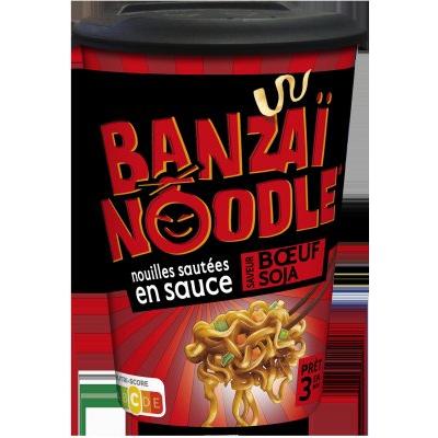 Instant Noodles Banzaï Beef Lustucru