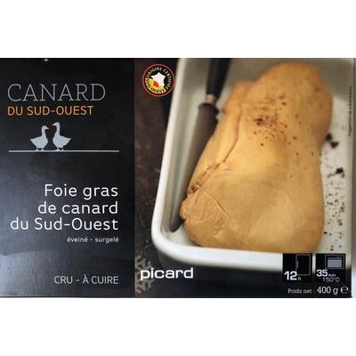 Foie gras cru de canard du sud-ouest, boîte de 400 grammes (Picard)