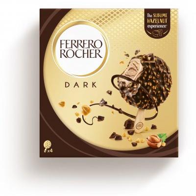 Glace Bâtonnet Ferrero Rocher Noir Noisettes X4 - 200G (Ferrero)